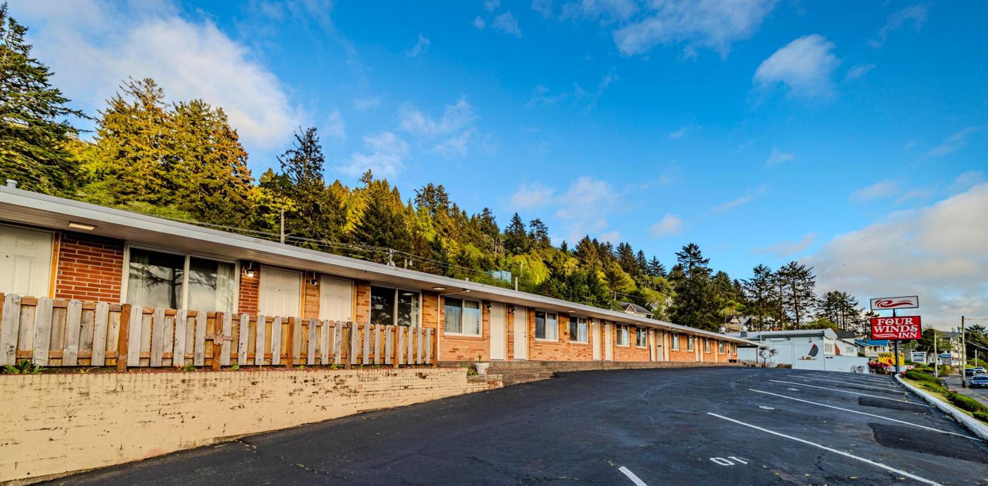 Four Winds Motel Depoe Bay Dış mekan fotoğraf
